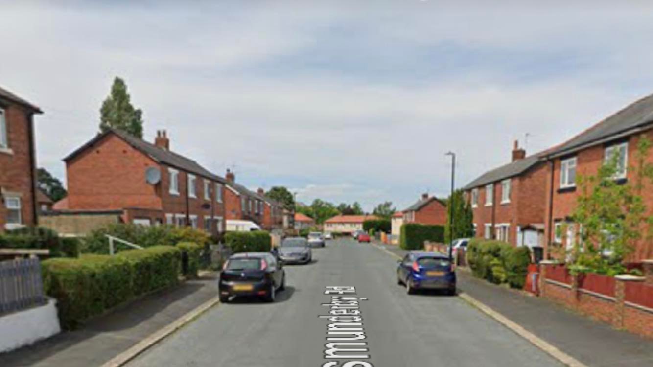Window smashed by teenagers