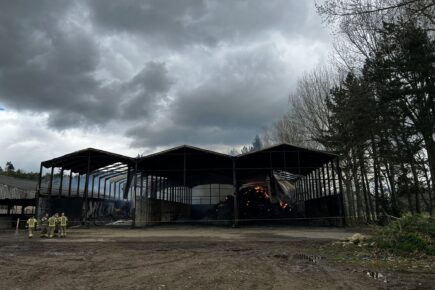 Farm fire under investigation – Suspected arson attack