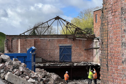 Going, going – almost gone! The end of one of York’s iconic buildings
