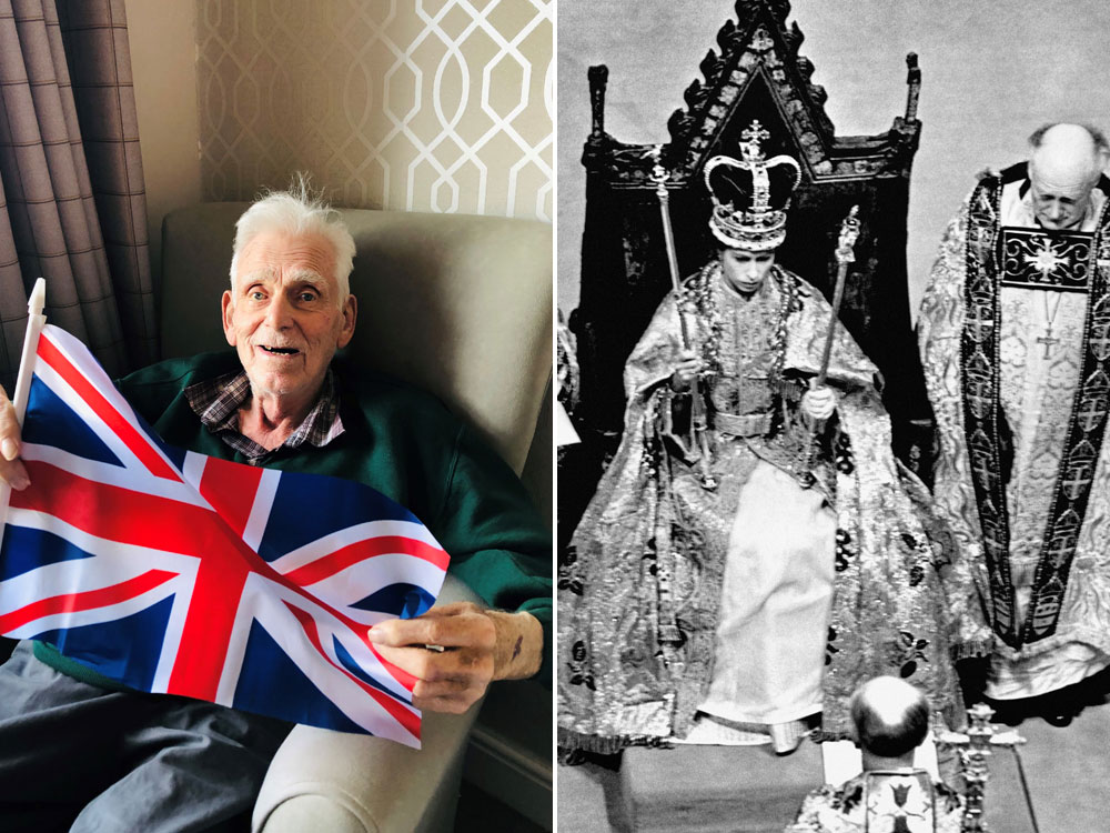 ‘I cycled 100 miles to see the Queen’s Coronation – despite being hit in the face by a tree’
