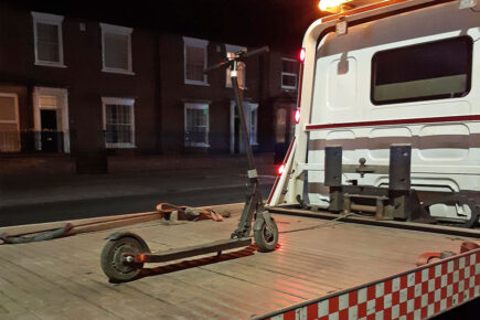 ‘Are you sure you could fit it in that low loader?’ Police seize e-scooter in York