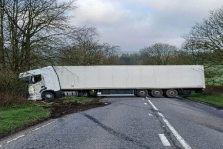 Banned: Drunk driver who jackknifed lorry across main North Yorkshire road