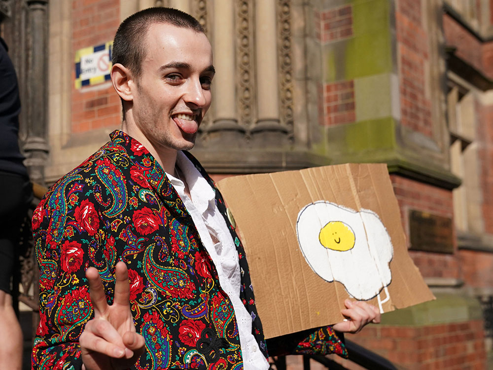 York egg thrower going to London for anti-royal coronation protest