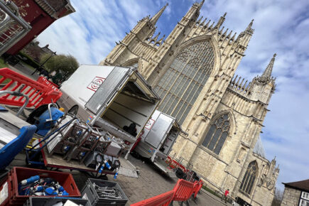 Pictures: Film crews move into York Minster ready to shoot Netflix favourite The Crown