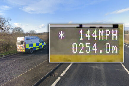 Biker clocked at 144mph on stretch of road near York notorious for serious accidents