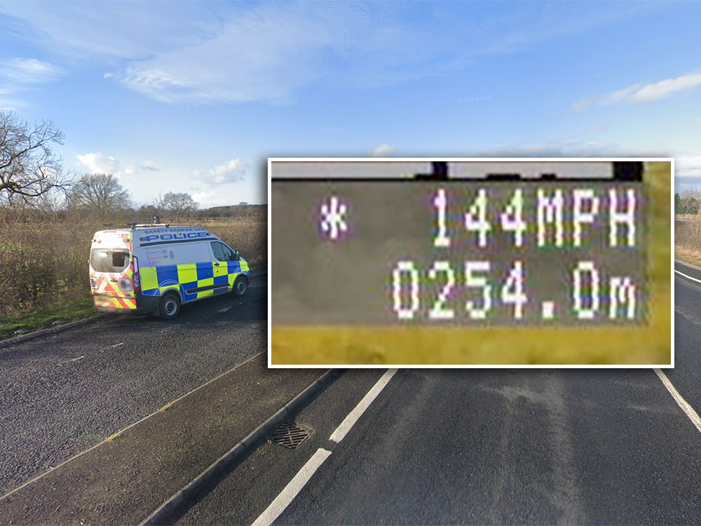 Biker clocked at 144mph on stretch of road near York notorious for serious accidents