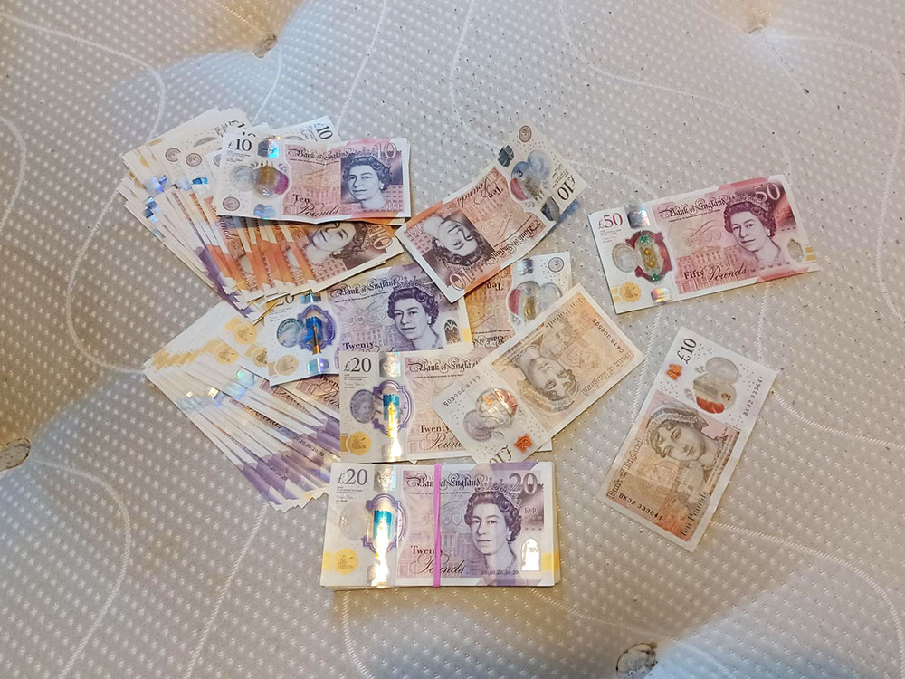 Knife and cash seized in drugs raid on Selby property