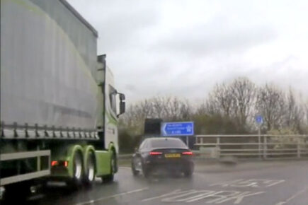 Watch: Driver banned by court got straight back in his car and drove at up to 145mph
