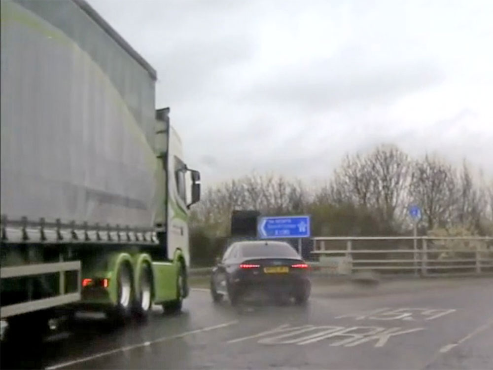 Watch: Driver banned by court got straight back in his car and drove at up to 145mph