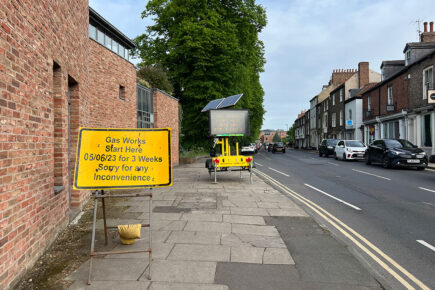 Traffic-free York street to reopen to cars – as roadworks close main city road