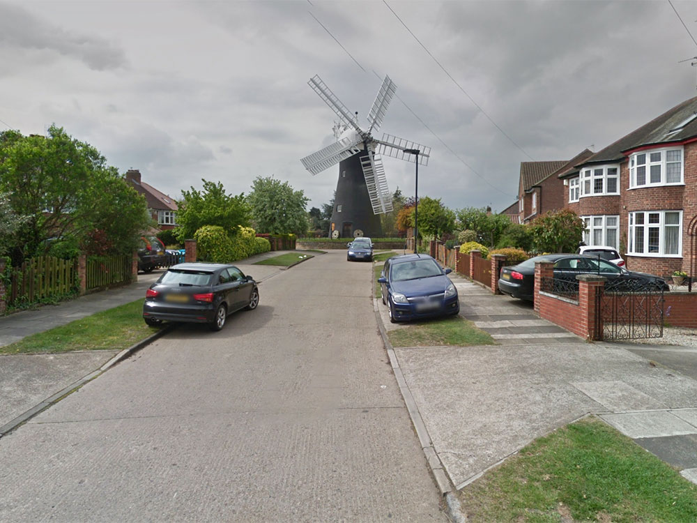 Runaway car crashes near York landmark