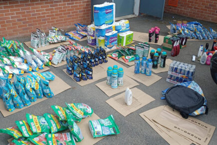 Three men arrested after police seize large haul of suspected stolen goods in York