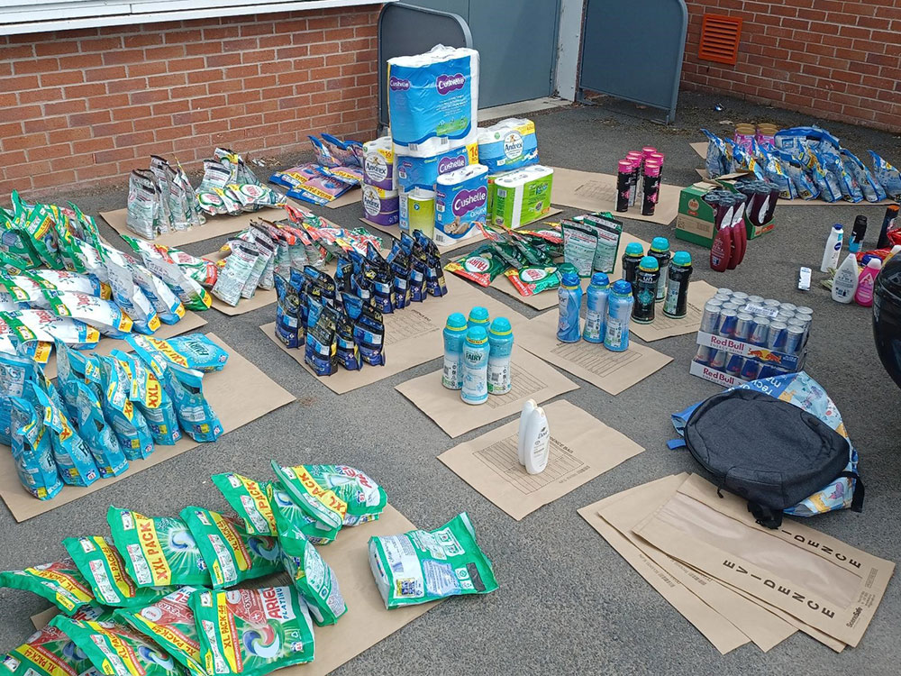 Three men arrested after police seize large haul of suspected stolen goods in York