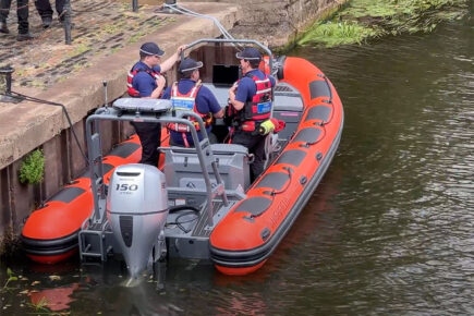Person rescued after falling into the River Ouse in York today