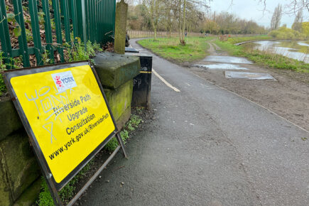 York wins £1.1m for riverside path upgrade – made more vital by Leeman Road closure