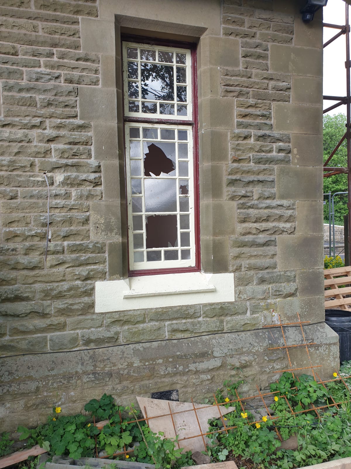 Dales railway station attacked by vandals