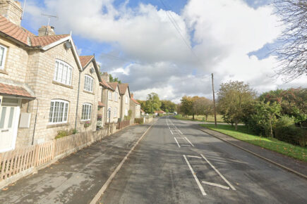 Updated: Pigs saved and road reopened after agricultural vehicle hits property