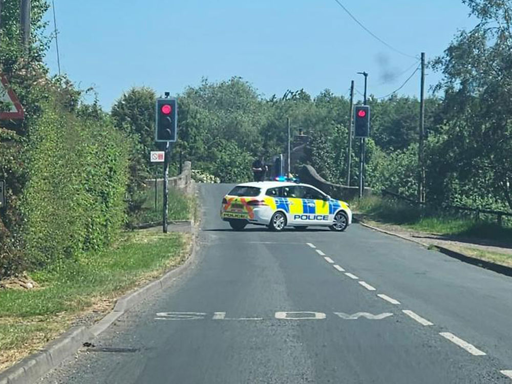 Updated: Bridge reopens after car crashes into ditch