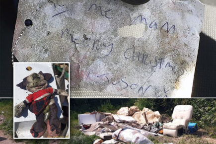 ‘To me Mam, from Jason’ – Note gives clue to ‘criminal’ fly-tipping near York