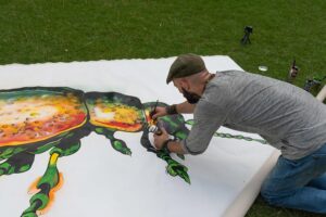 Here’s why you might have seen a giant beetle in a York park today
