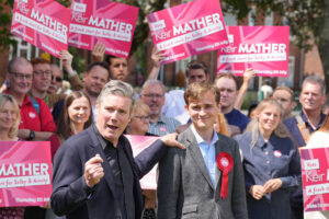 Pictures: Sir Keir Starmer visits Selby and says town’s Tory MP ‘threw his toys out of the pram’