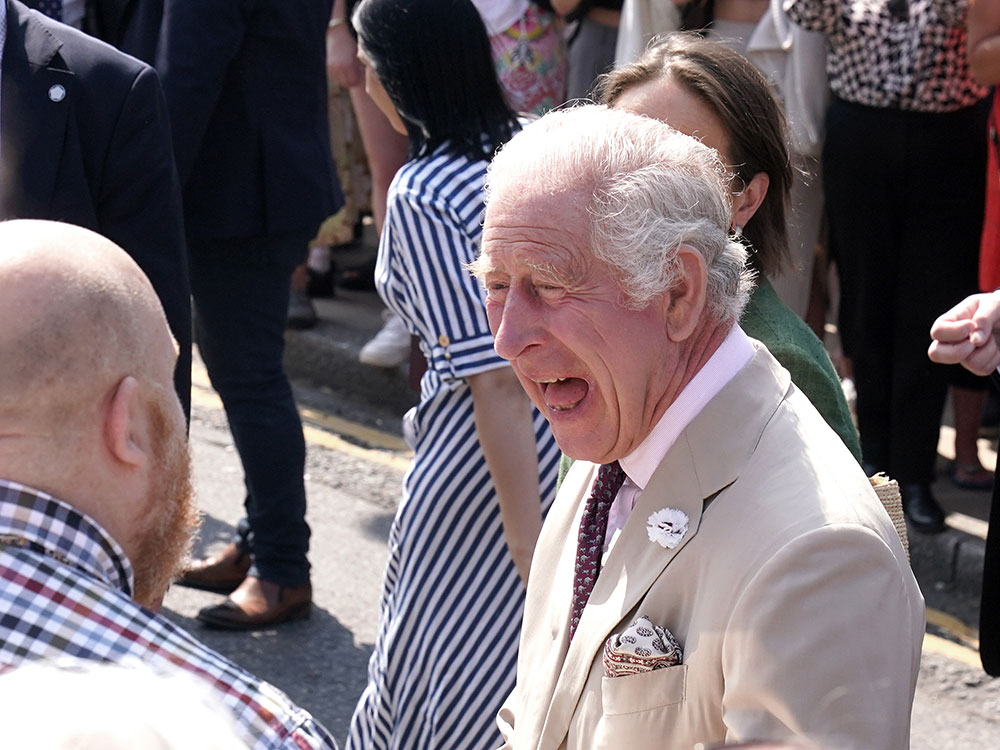 Pictures: All smiles as the King visits Pickering – transported there by Flying Scotsman
