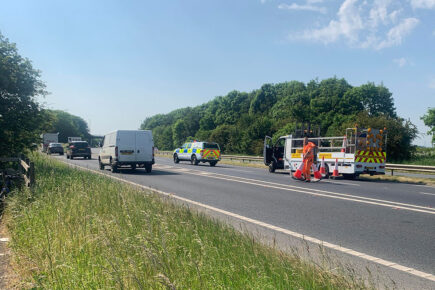 Updated: A64 reopens after serious crash