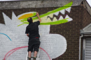 Pictures: New street art created on top of riverside York building
