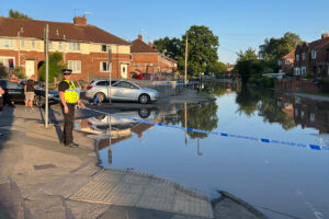Updated: Water Lane in York reopens after burst water main flooded road