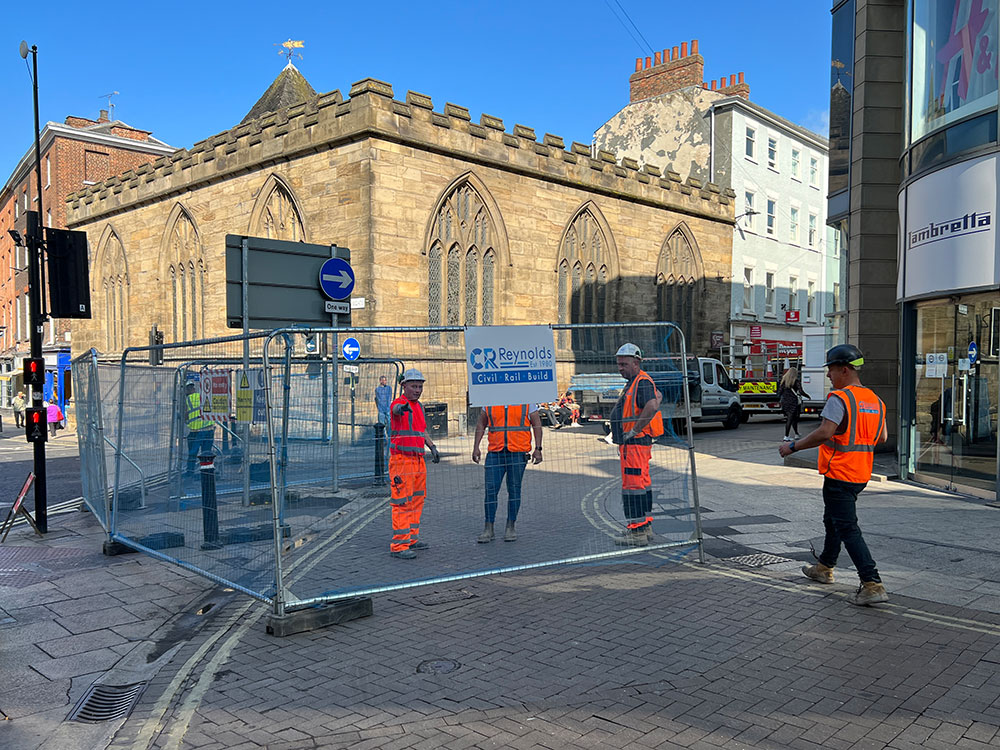 Another York road is closed so anti-terror bollards can be installed