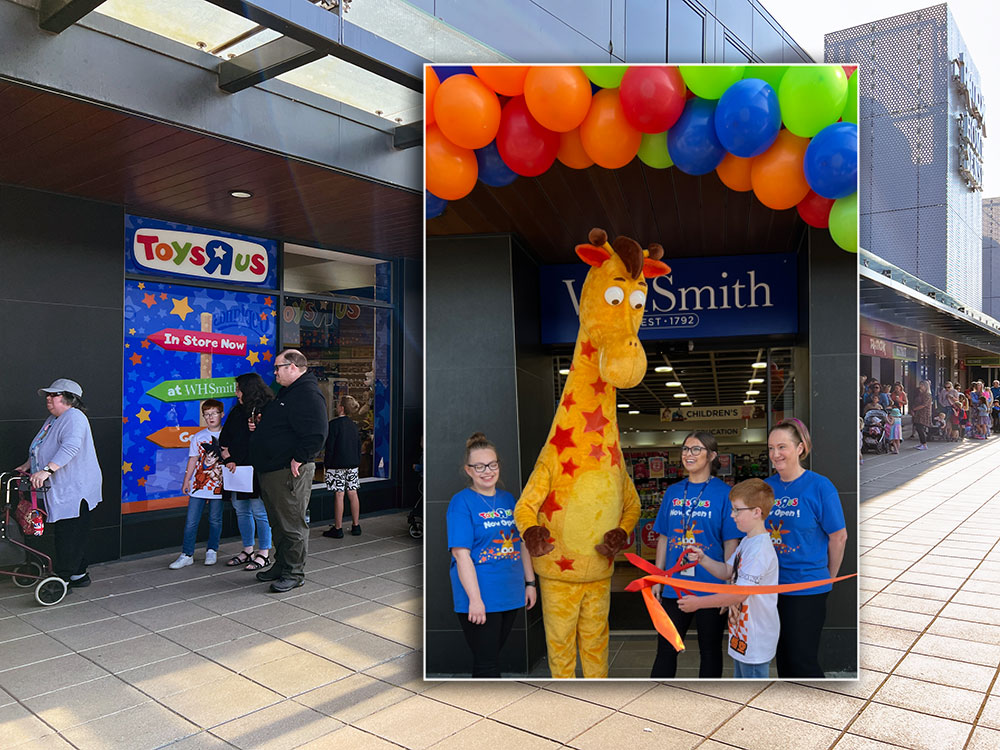 Watch: Geoffrey the Giraffe opens York’s new Toys ‘R’ Us – to the delight of young and old