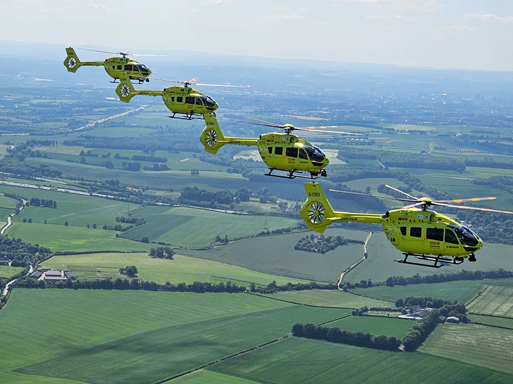 This is why so many helicopters were flying over York