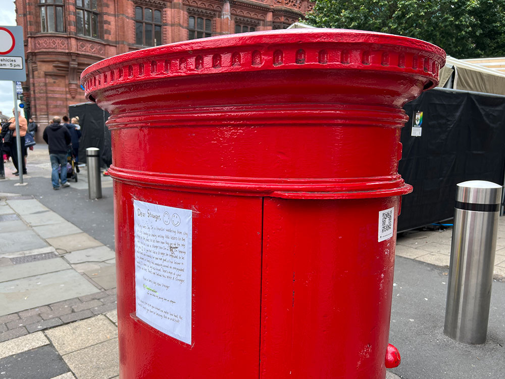 ‘Dear Stranger’ letter appears on York postbox urging people ‘don’t give up on your dreams’