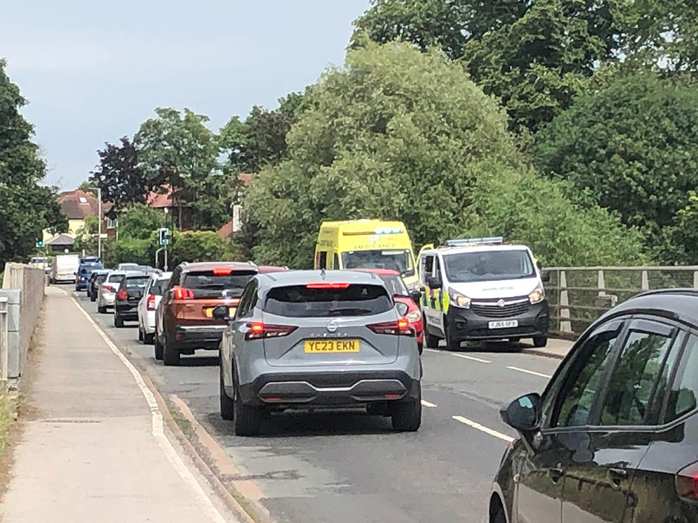 Police incident on York bridge