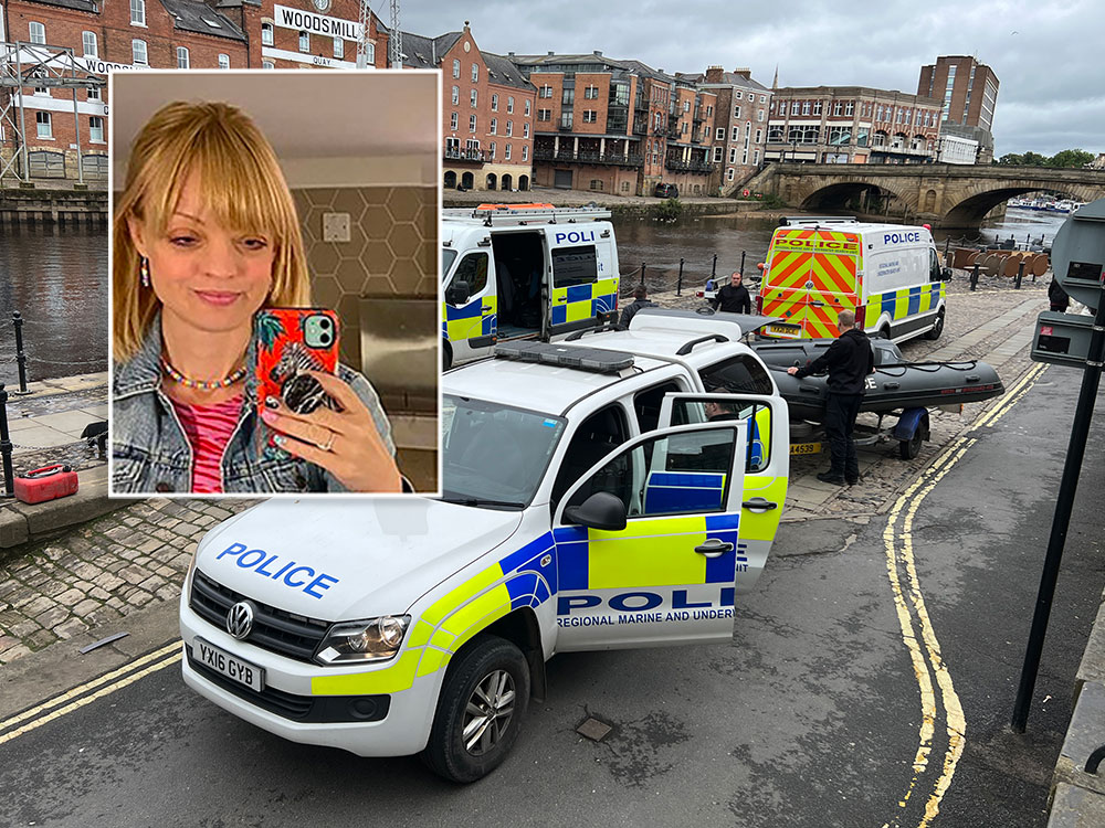 Updated: Police divers search river for missing York woman