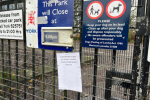 This is why Rowntree Park was closed on Wednesday