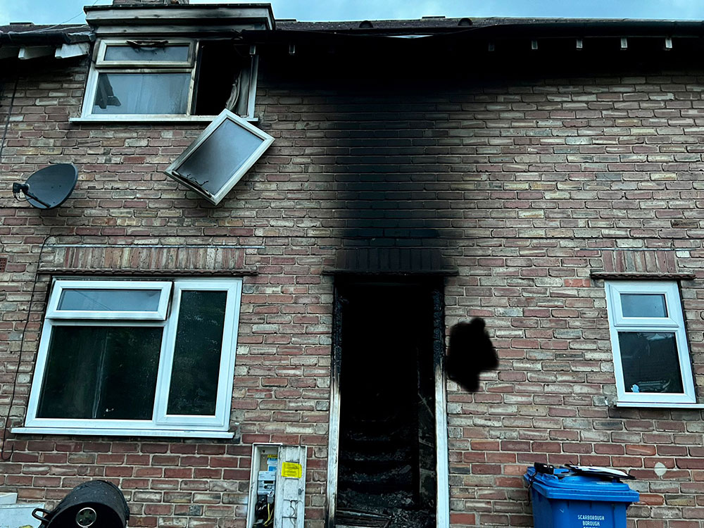 House gutted by fire in Scarborough