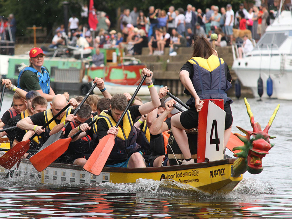 Sunflowers and superheroes: York Dragon Boat Race in pix, vids and tweets