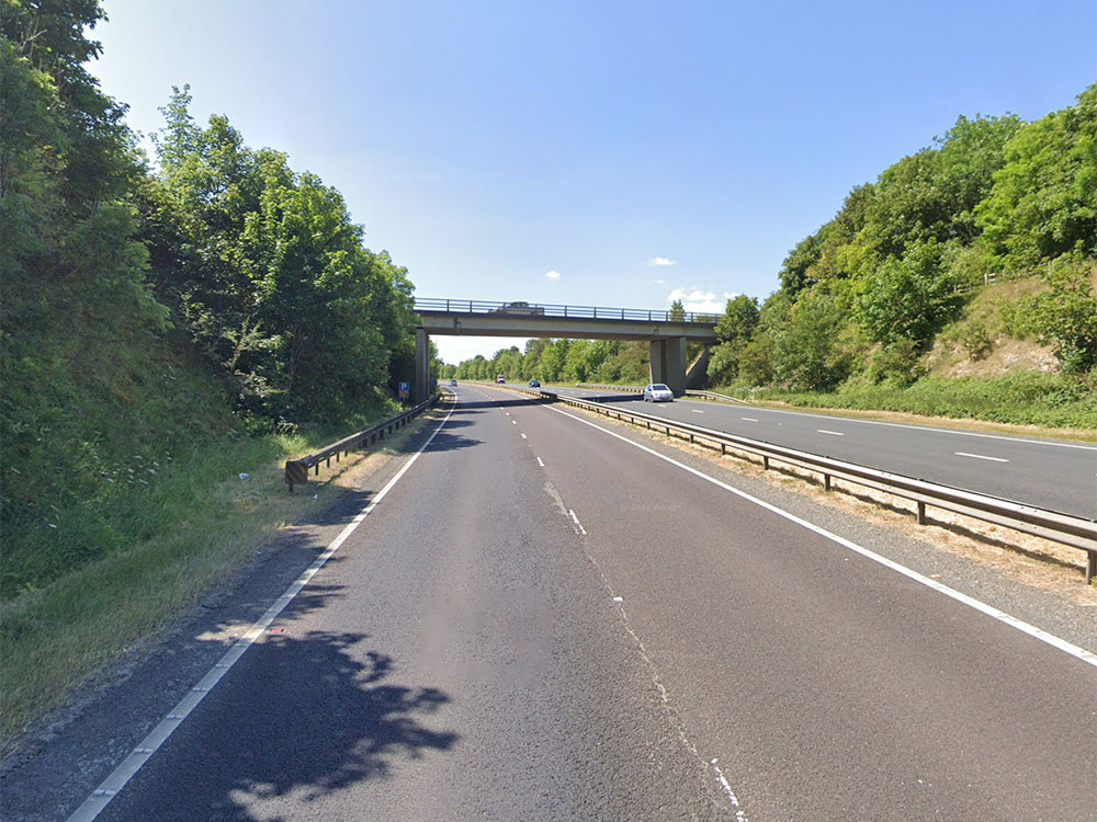 Man injured in head-on crash on A64
