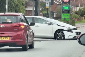 Emergency services called to car crash in York