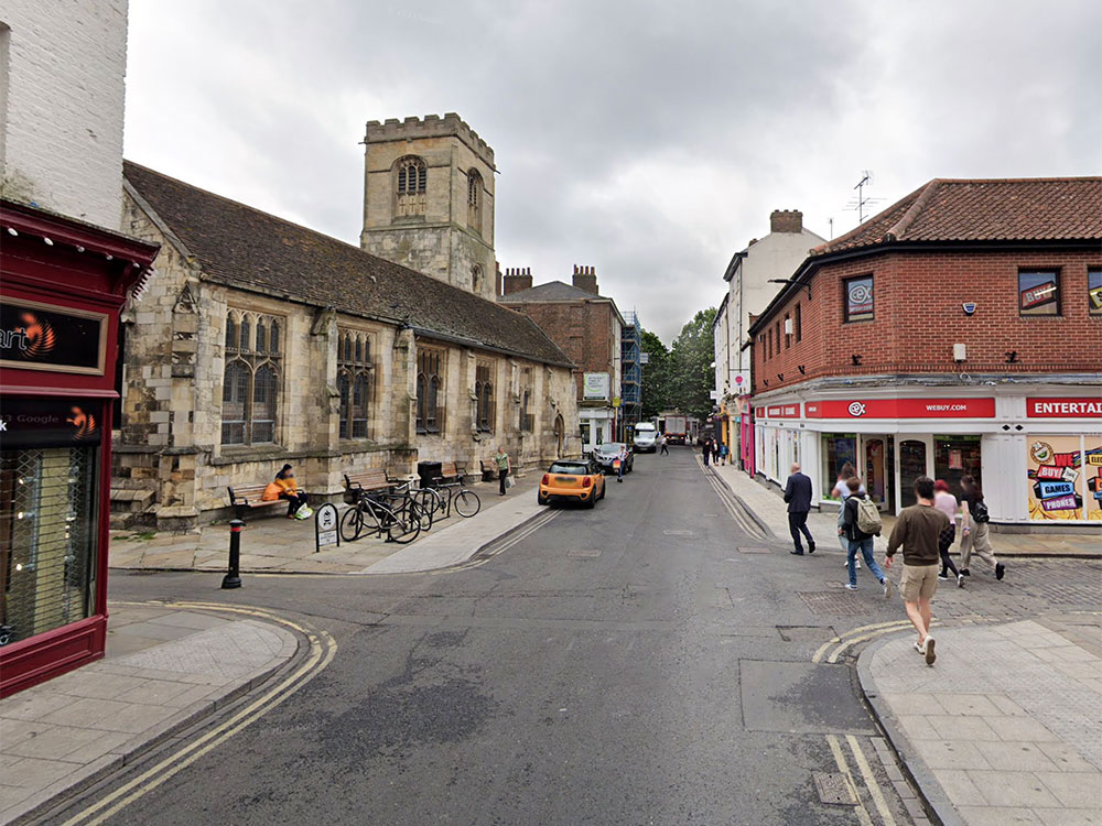 Fire discovered in public toilet in York city centre