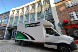 Removal van seen outside York bar after it closes