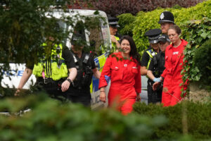 Greenpeace activists arrested after five–hour protest on Sunak’s North Yorkshire roof