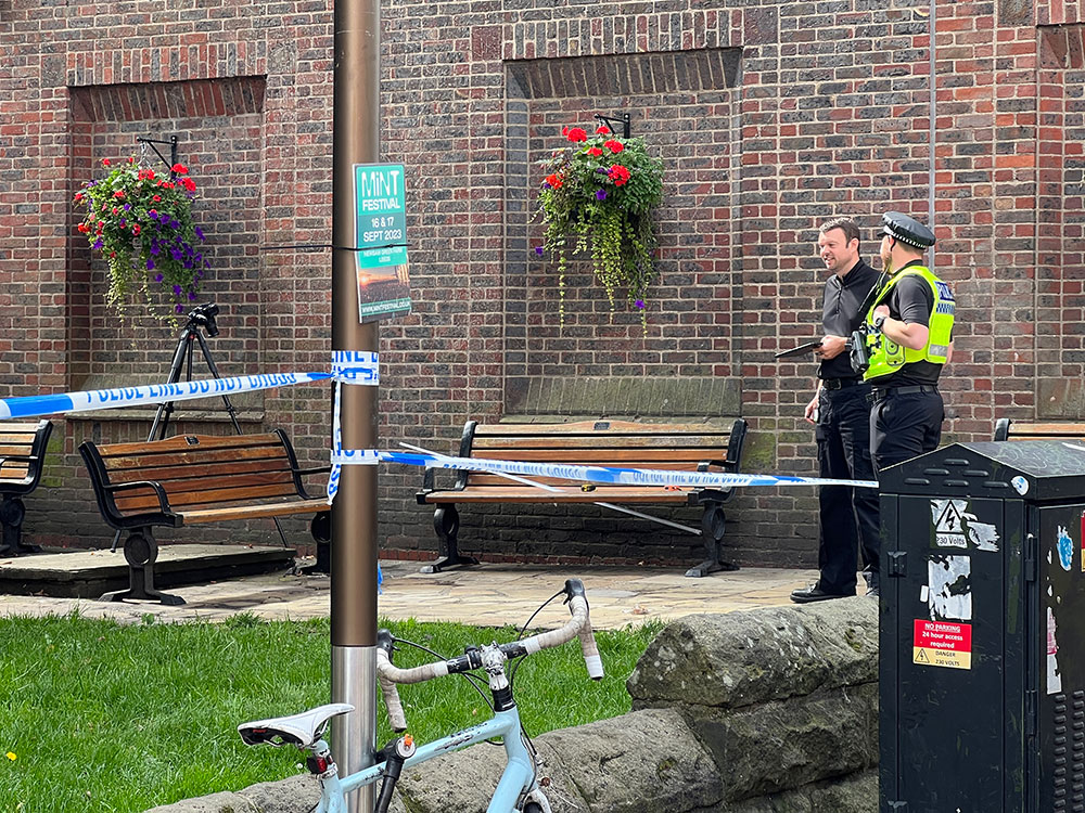 Updated: Crime scene investigators on scene after man collapses in York city centre
