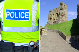 Man arrested after indecent behaviour in front of children at Scarborough Castle