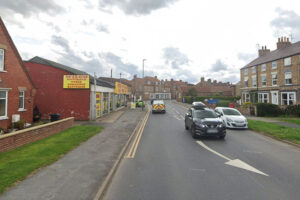 Car crashes into street furniture in Ryedale