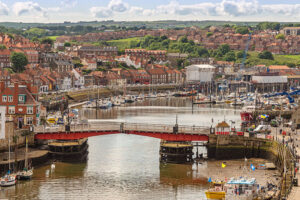 Search launched after two people cut off by the tide at Whitby