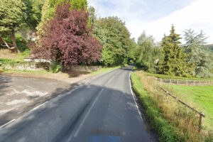 Biker airlifted to hospital after crashing into a tree and a wall