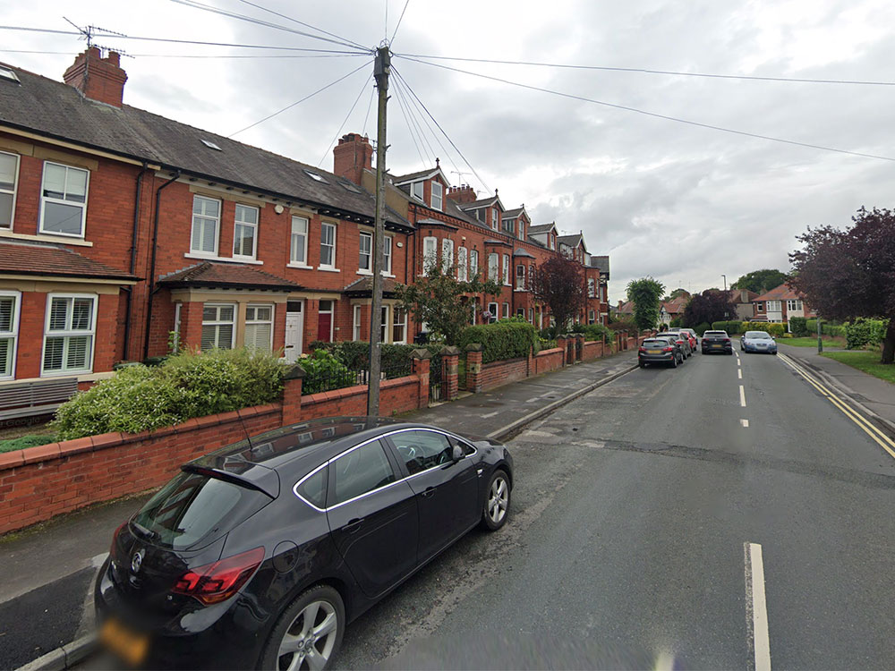 Cyclist hit by a van in York
