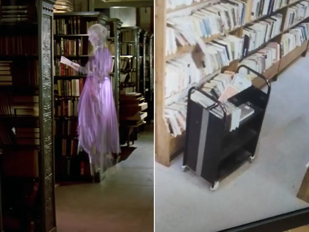 Watch: Just like Ghostbusters! Spooky moment caught on film at York library